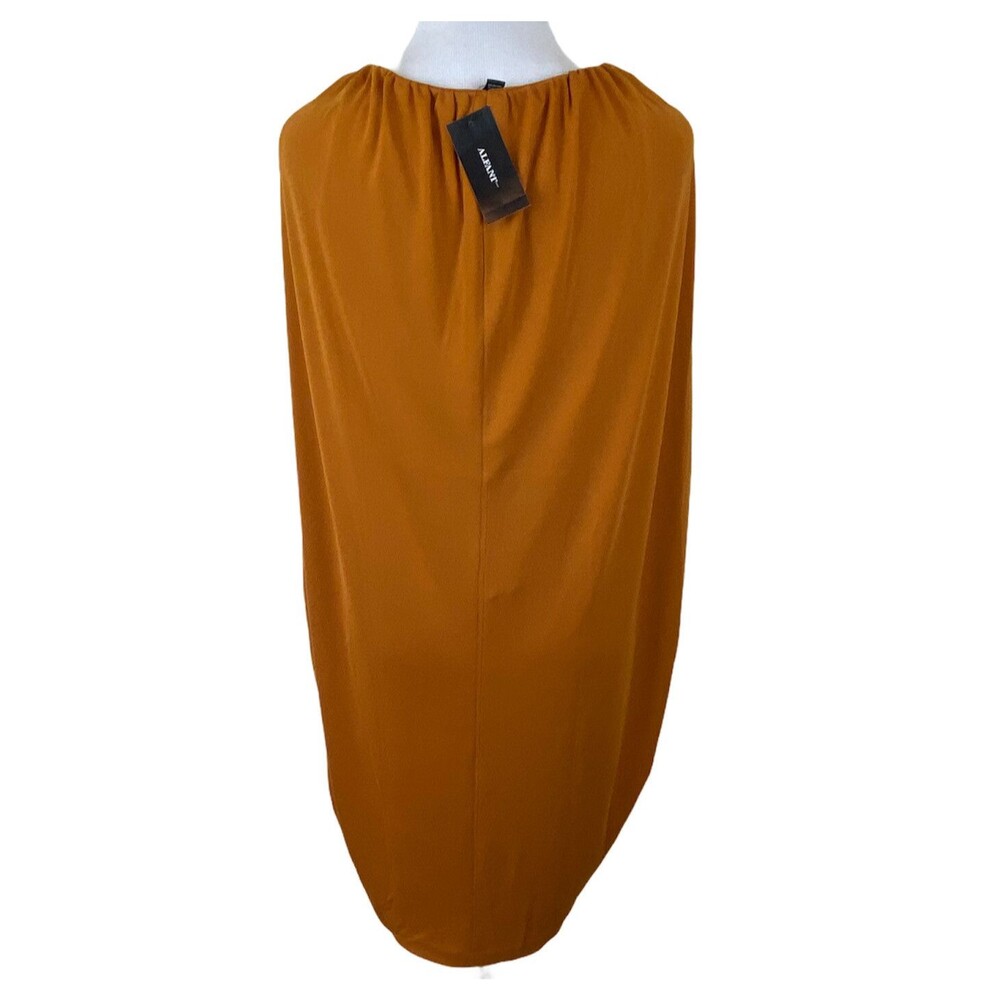 Alfani Scoop Neck Cape Shift Dress Sunset Lily XXL Scoop Neck Womens Party Work - Picture 5 of 6